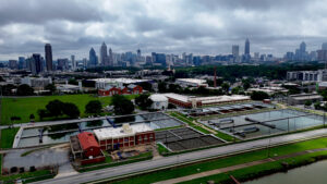 Hemphill WTP with skyline